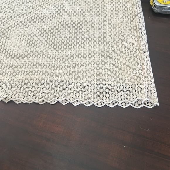 Philosophy Ivory Eyelet Sleeveless Vneck Shift Dress Size 8 - Picture 14 of 16